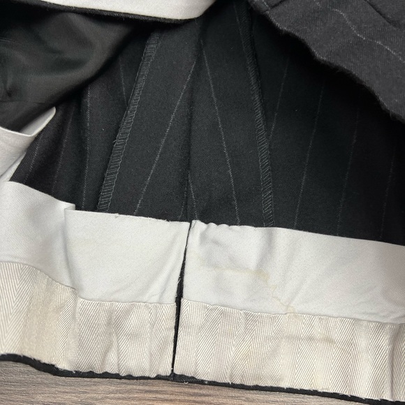 Brioni Black w/ White Pinstripe Super 150’s Suit 50L - Picture 6 of 9